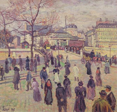 ポンデラルケベッシュ、1897年 作： Maximilien Luce